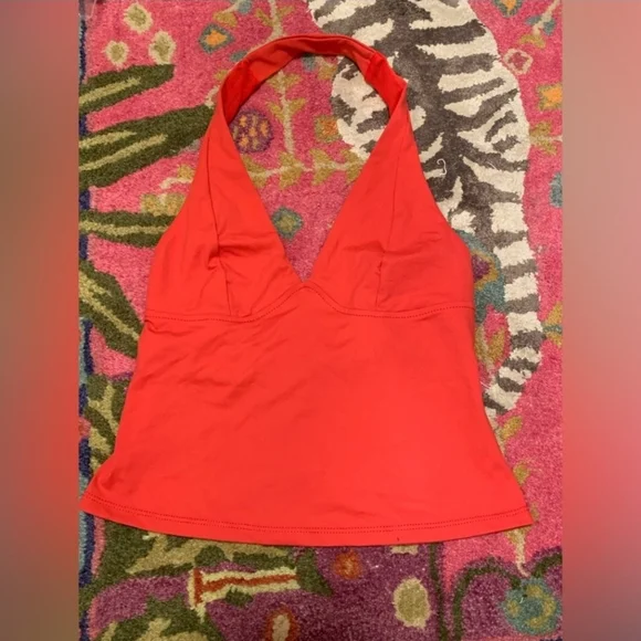 NWT Intimately Free People Have It All Halter Top Red XS New - Picture 4 of 5